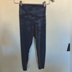 Aerie Blue Real Me Camo High-Waisted Leggings 7/8